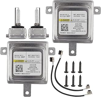 MOTOALL Xenon Ballast HID Light Control Unit Module for Audi VW 8K0.941.597 E Pack of 2
