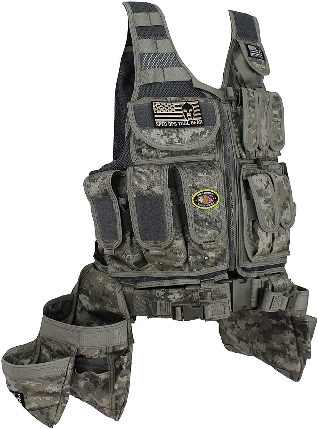 Spec Ops Tool Gear Customizable SF-18 Delta Tactical Vest Tool Belt