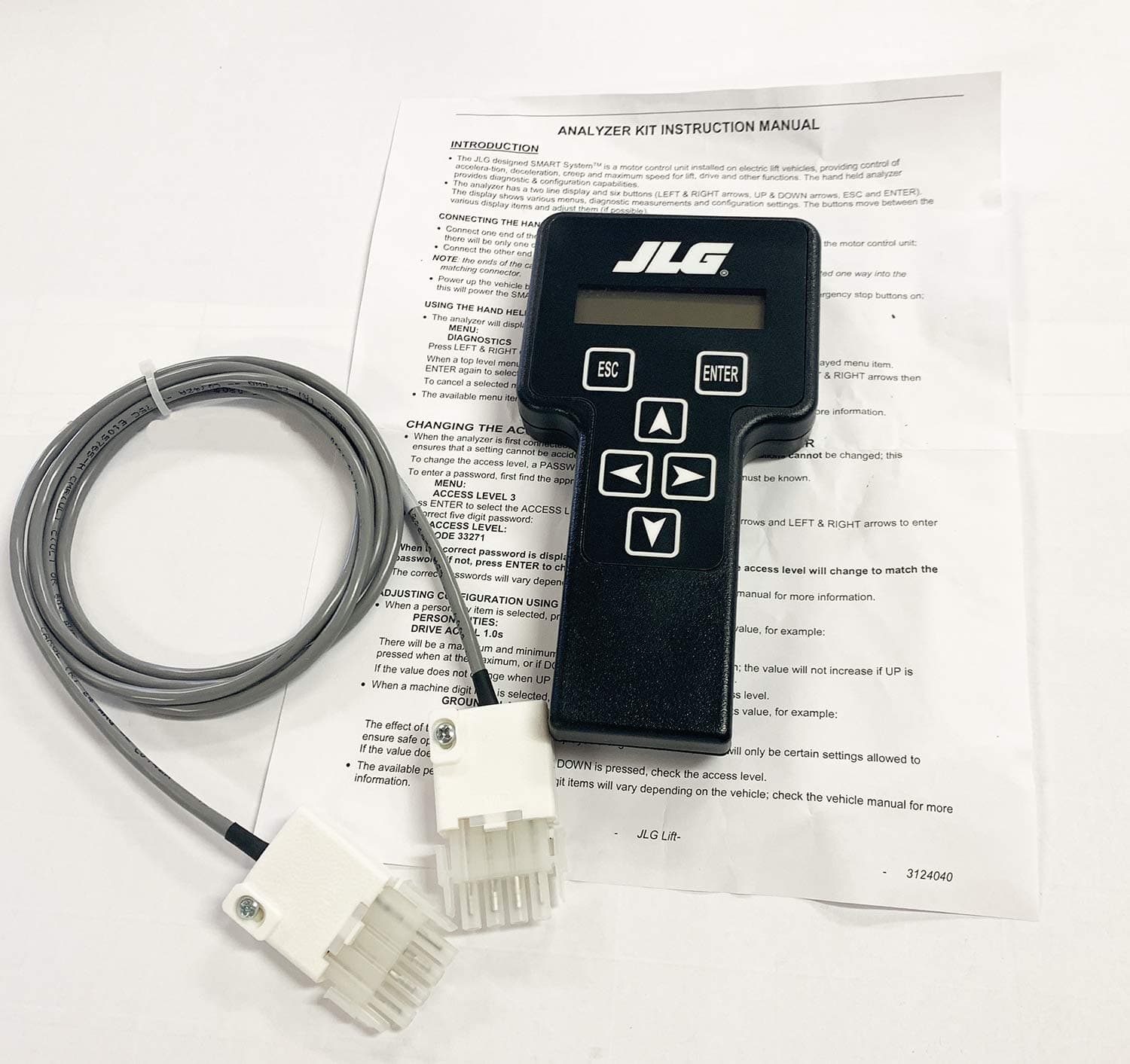 OEM Part, KIT, Analyzer and Cable, Black (Handheld Analyzer)