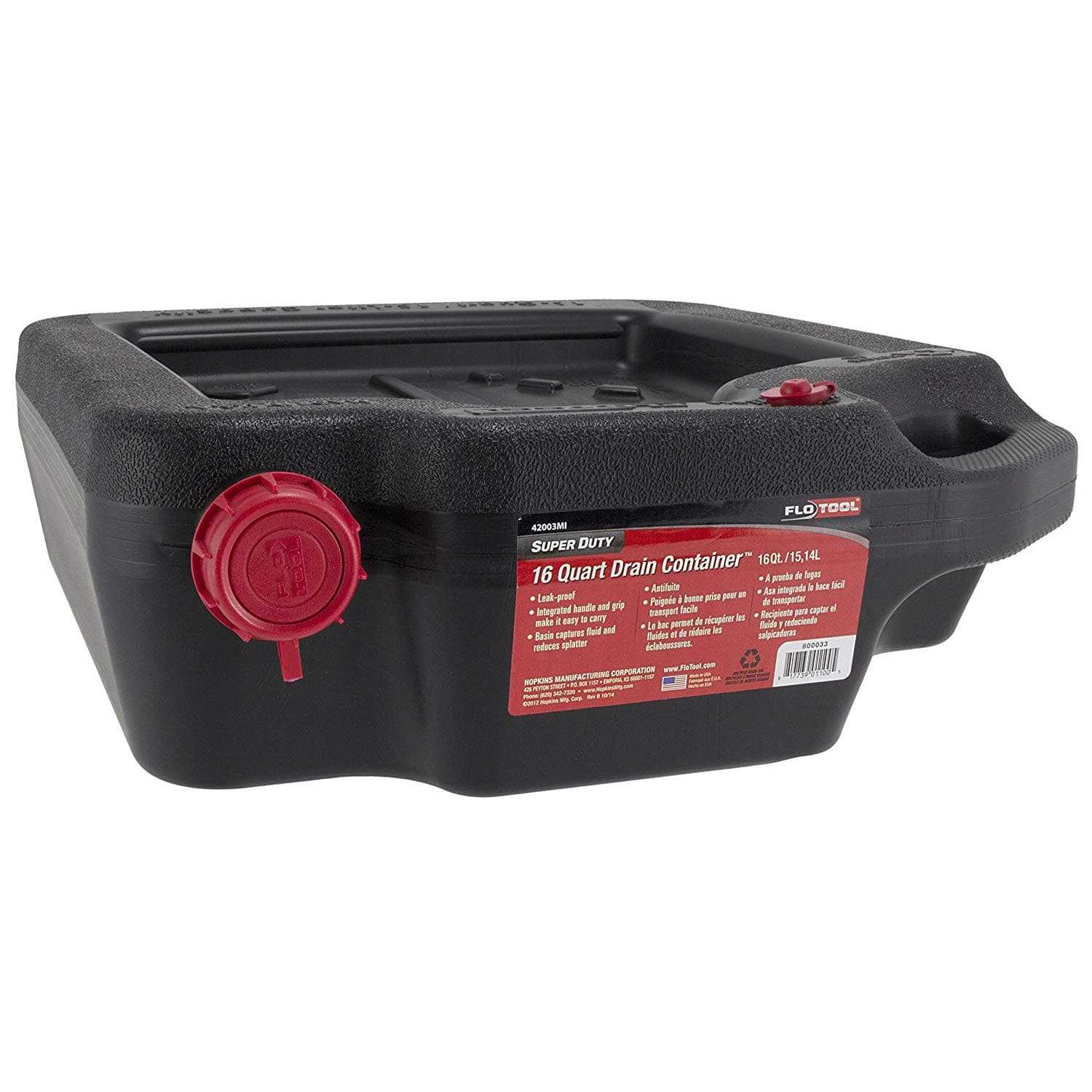 FloTool 42003MI 16-Quart Drain Container