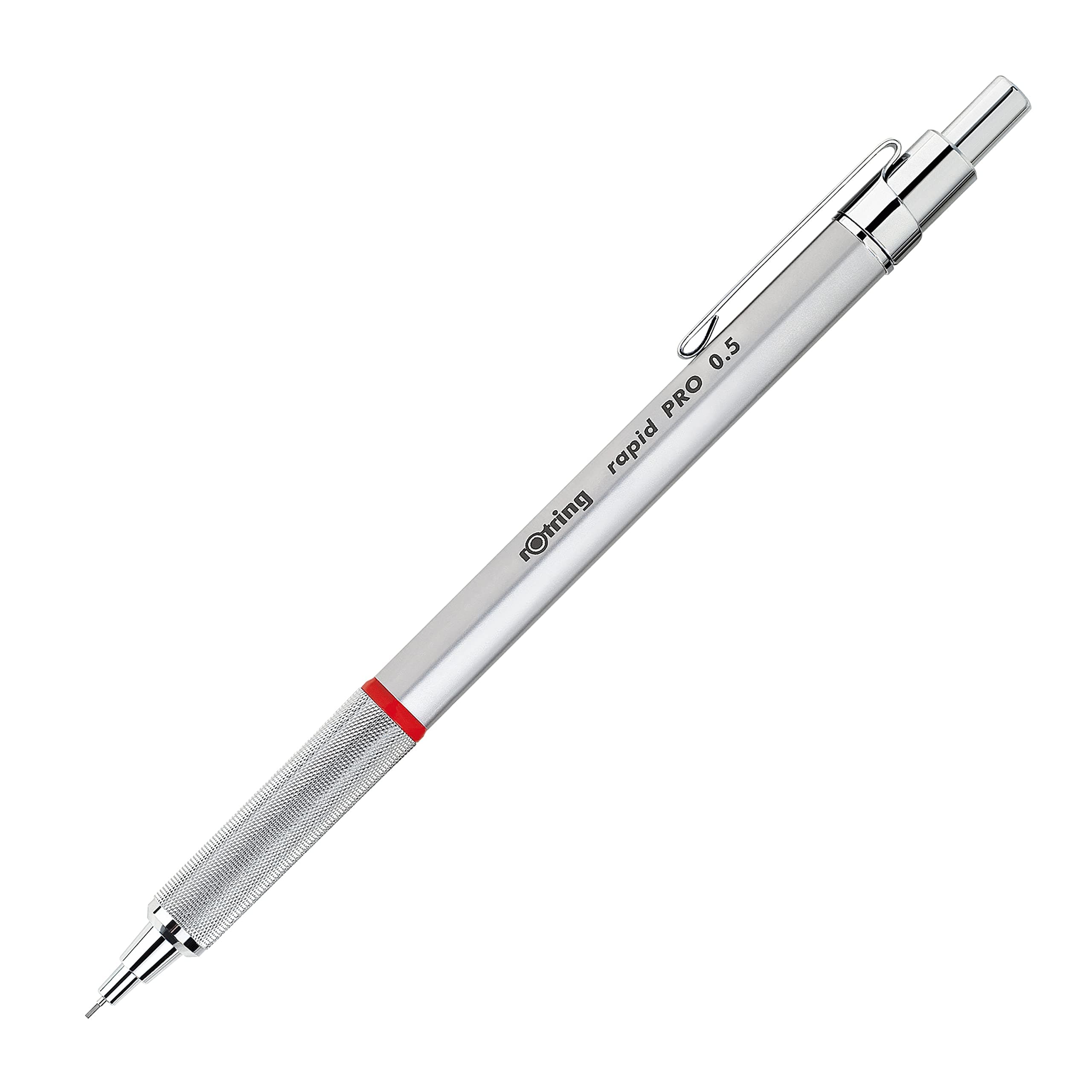rOtring Rapid Pro Mechanical Pencil, 0.5 mm, Silver