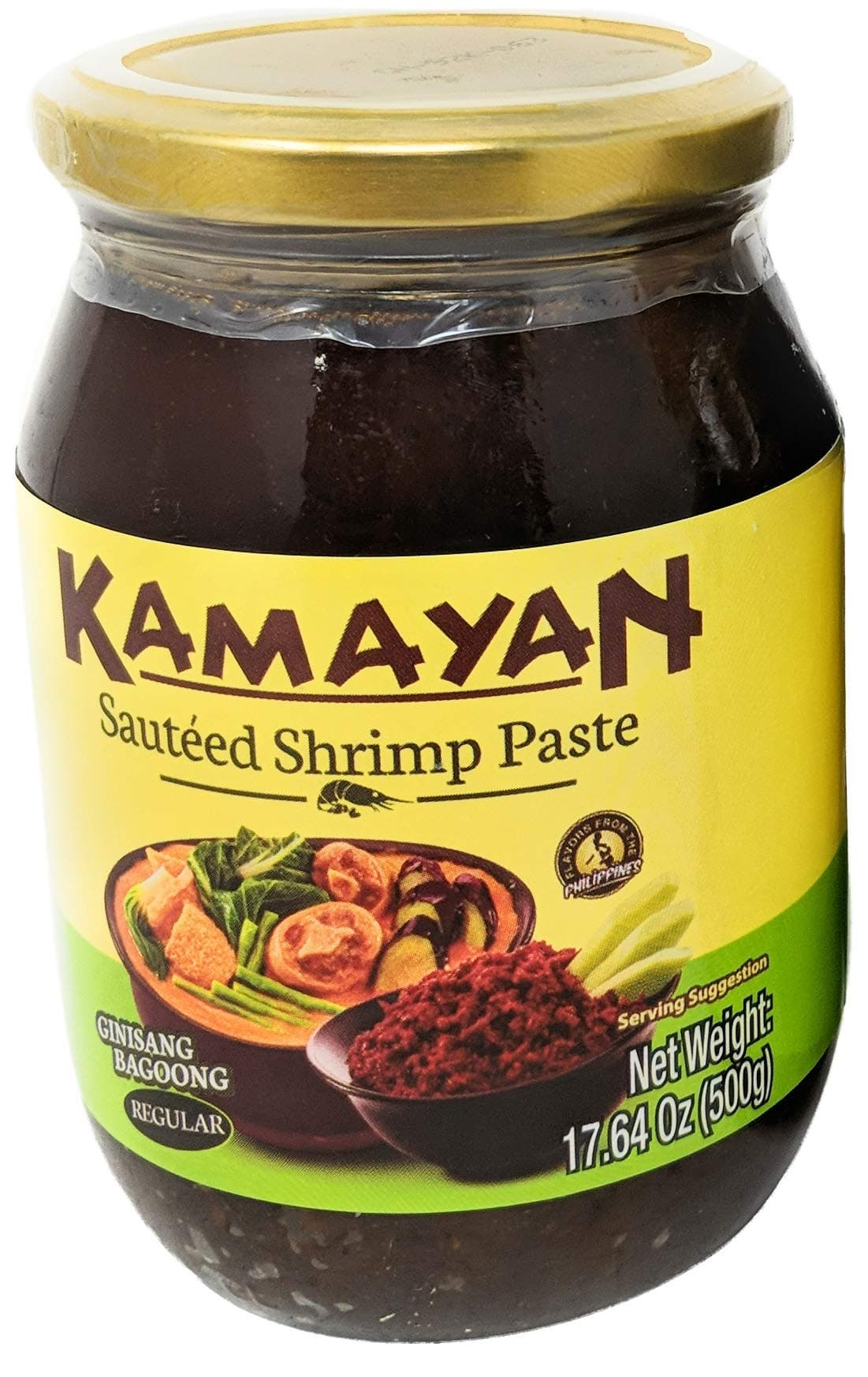 Kamayan Sauteed Shrimp Paste 17.64oz (500g), 1 Pack