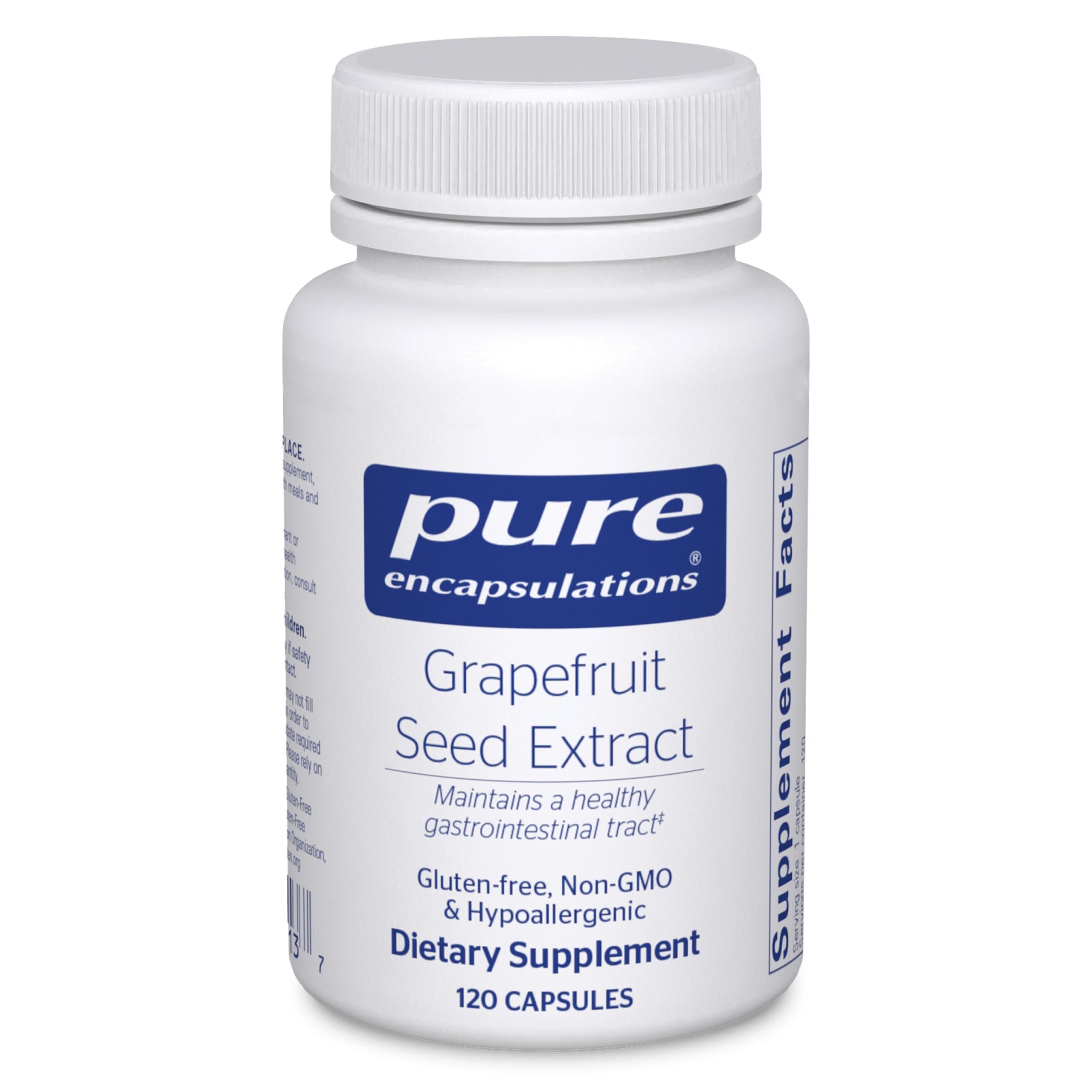 Pure Encapsulations Grapefruit Seed Extract | Supplement to Support the Balance of Intestinal Microorganisms and G.I. Tract* | 120 Capsules