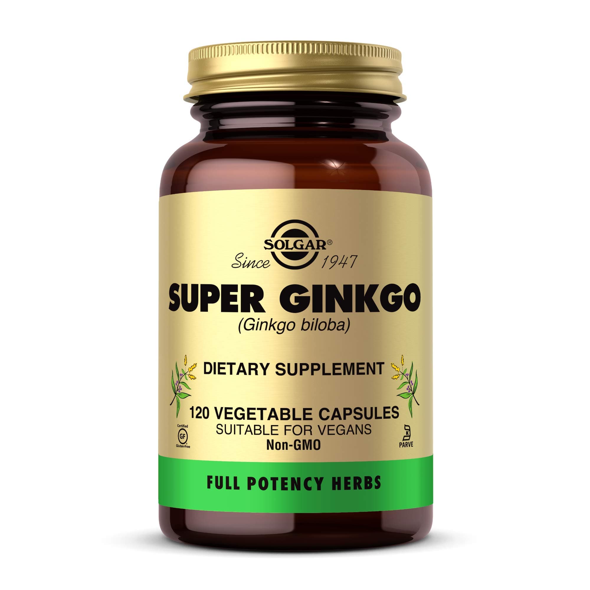 Full Potency Super Ginkgo, 120 Vegetable Capsules