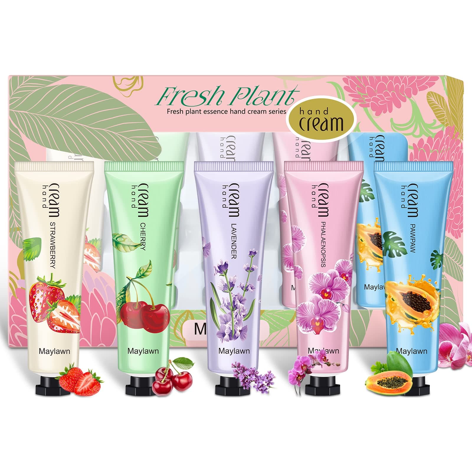 – Hand Cream, 5 x 30ml, Hand Cream Gift Sets, Pack of 5, Vegan Friendly and Cruelty Free, Perfect for Birthday Mothers day Gifts idea For Her/Him