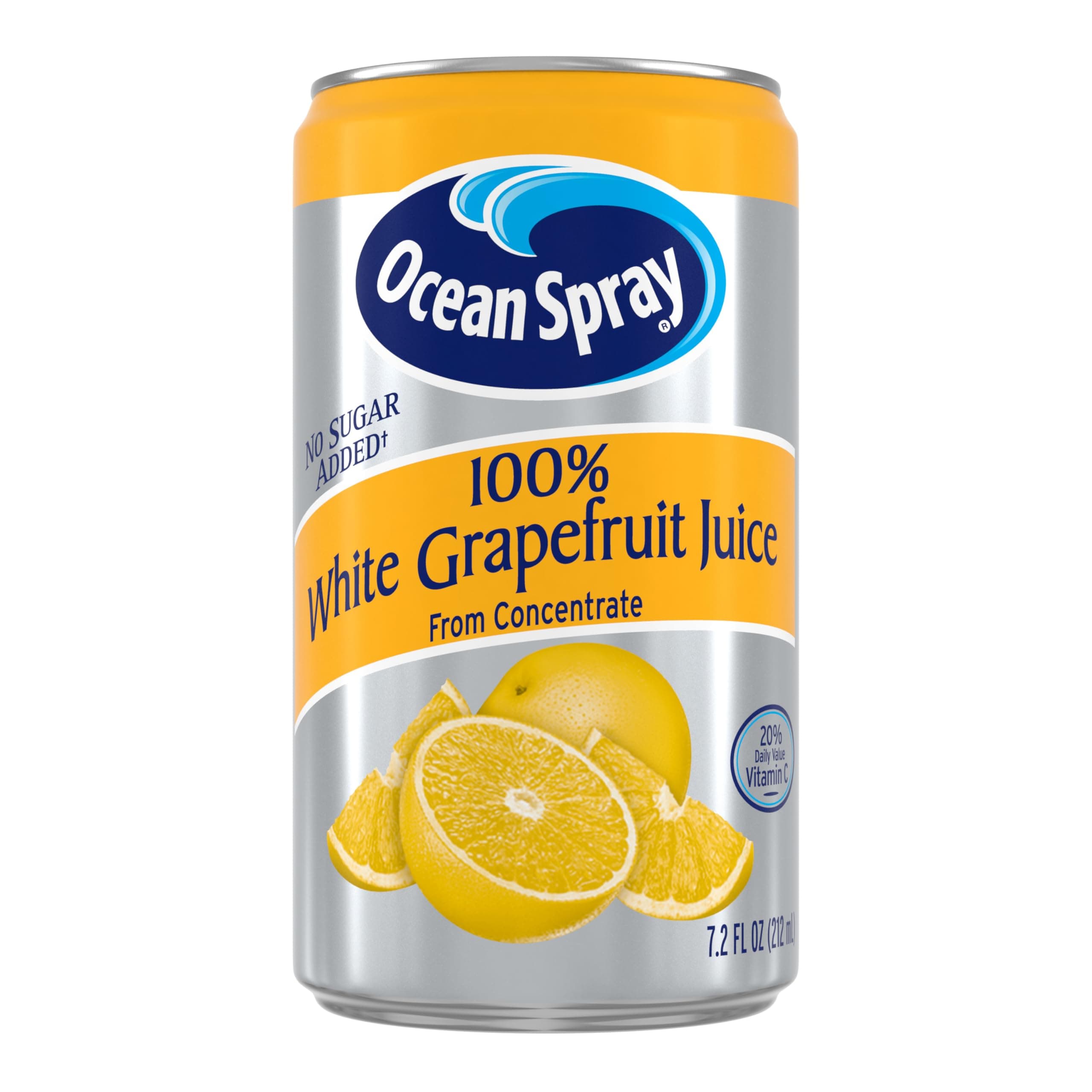 100% White Grapefruit Juice, 7.2 oz Cans (Pack of 24)