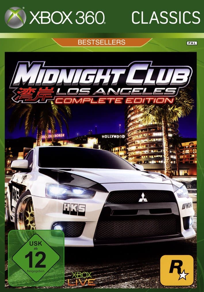 Software Pyramide Midnight Club L.A. - Complete Edition - video games (Xbox 360, Arcade, Offline, Online, DEU)