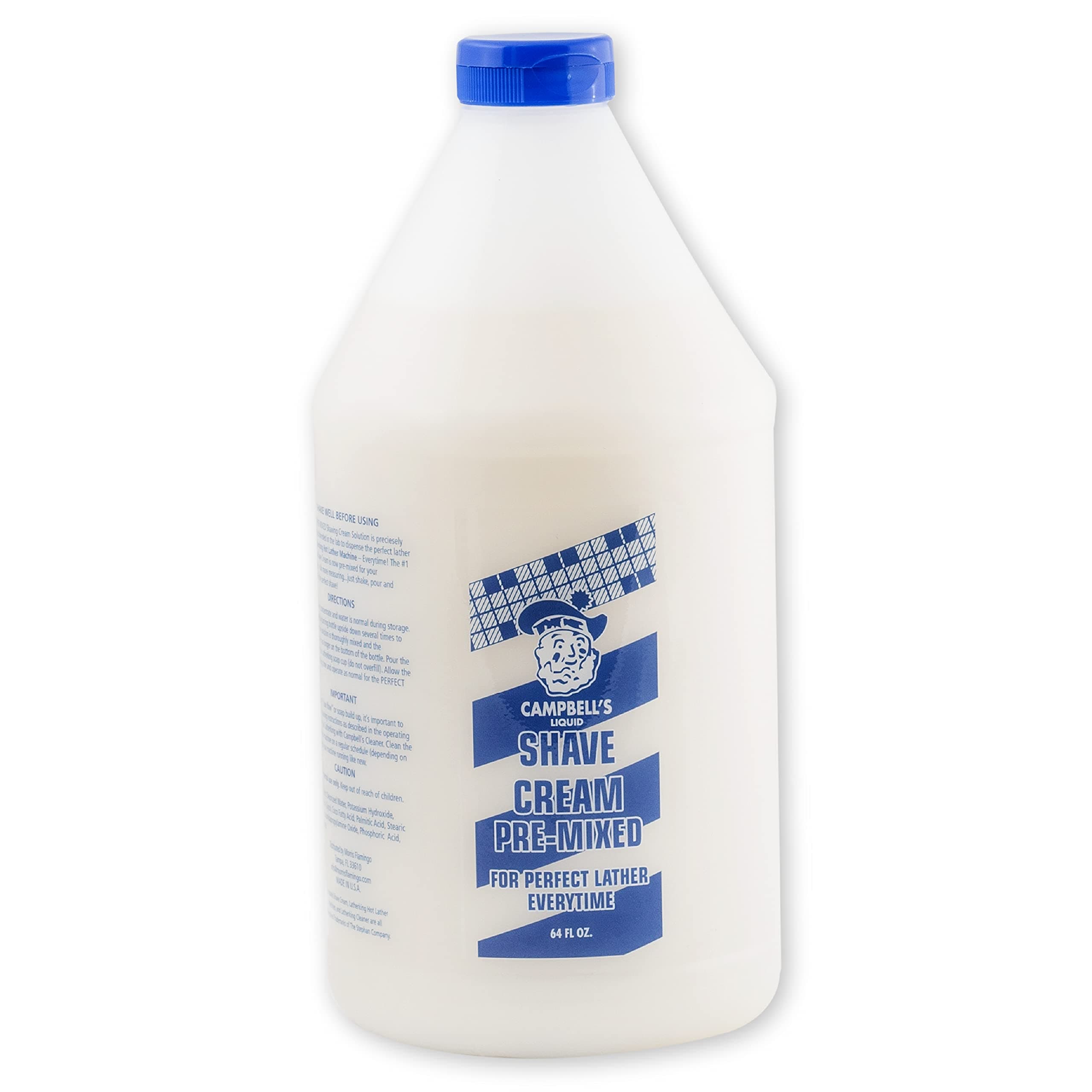 Pre-Mixed Shave Cream 64oz
