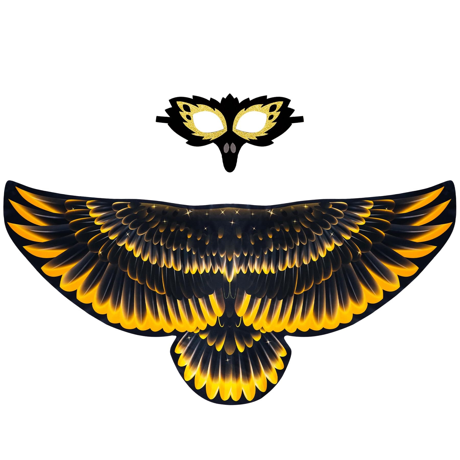 Bird-Costume for Kids Eagle-Wings Parrot Costume Hawk Owl Dress Up for Boys Girls Party Halloween Favors Gifts Toys