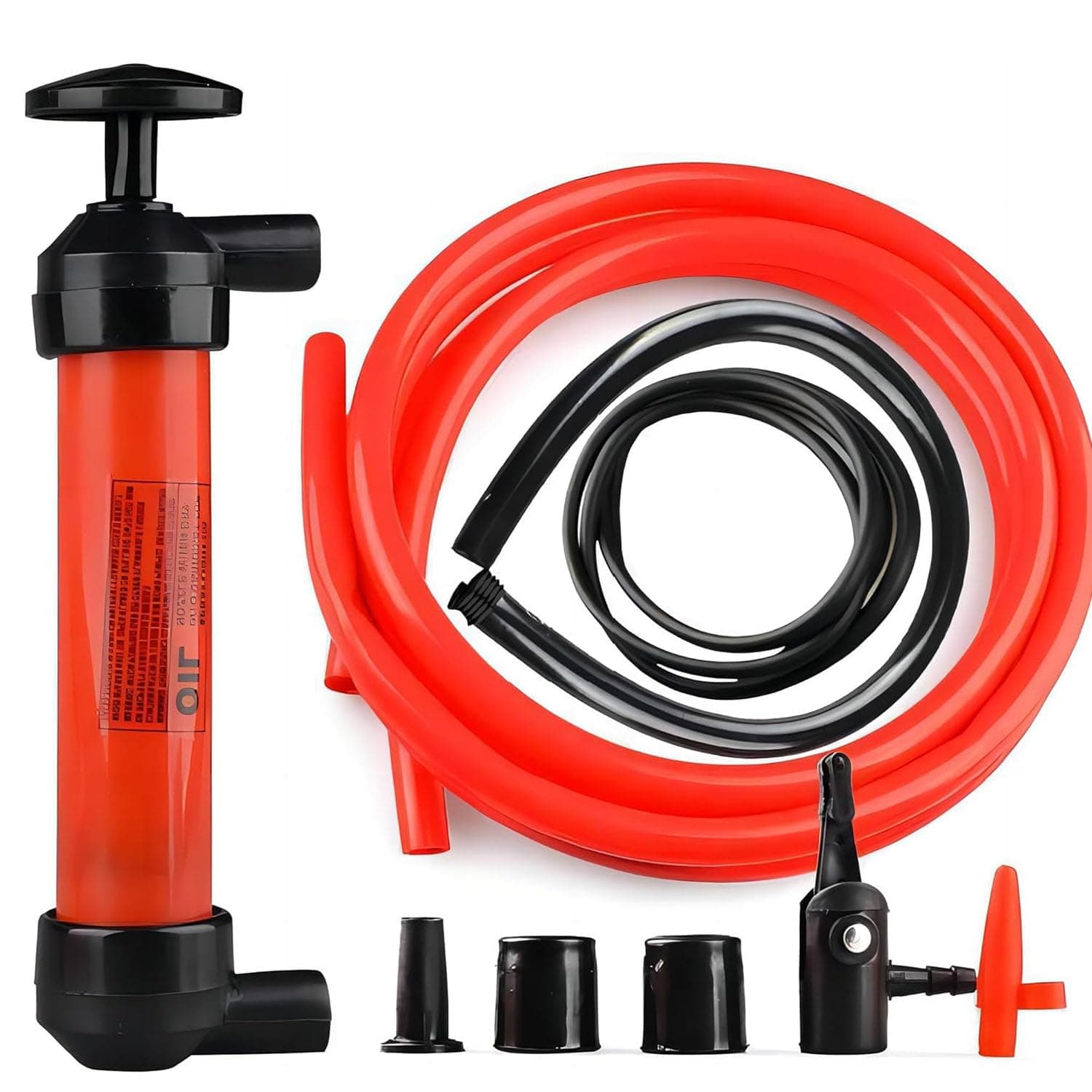X spring Siphon Pump, Portable Water and Siphon Transfer Pump Kit, Fuel Transfer Pump for Liquids and Air, Multi-Use Fluid Fuel Extractor Suction Tool and Gas Siphon for Gasoline and Rain Barrels