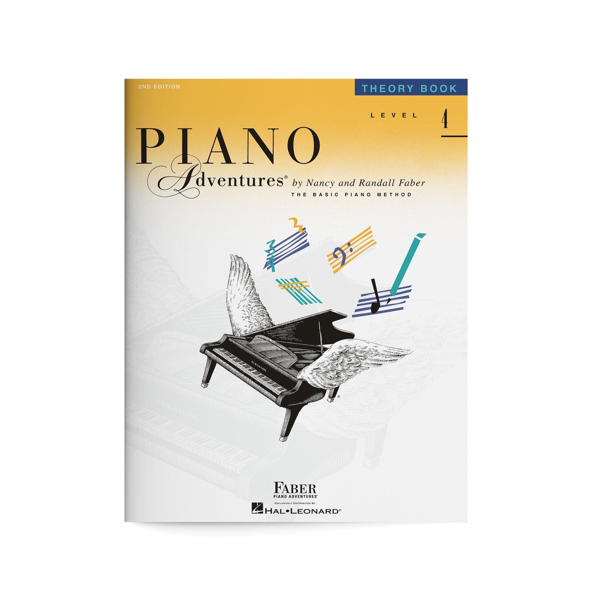 Piano Adventures: Theory Book – Level 4, 2nd Edition | Intermediate Piano Theory Workbook for Students | Creative Music Exercises and Activities | Faber Piano Method Educational Sheet Music Book