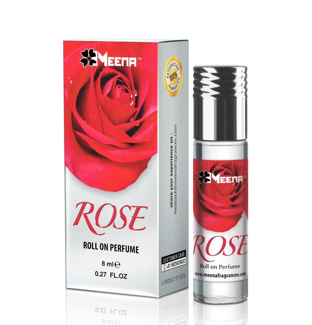 Meena Fragrances Rose Roll On Perfume (8 ML)