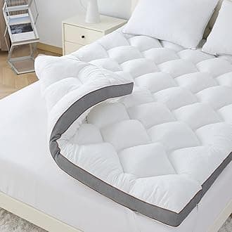 WhatsBedding 3 Inch Memory Foam Mattress Topper Queen, Extra Soft Pillow Top Mattress Topper with Breathable Air Mesh Sides, 1700GSM Fluffy Shredded Memory Foam Filled & Thicked Down Alternative-Lined