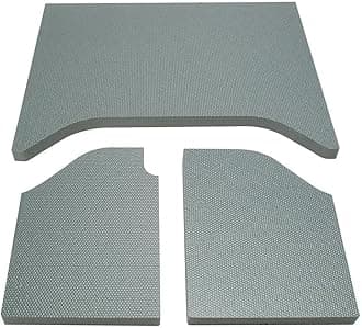 Design Engineering 050134 Boom Mat Grey Sound Deadening Headliner Compatible with 2-Door Jeep Wrangler (2007-2010)