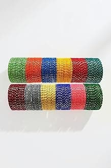 Multicolor traditional Glass bangles chudi set of 144 for womens and girls