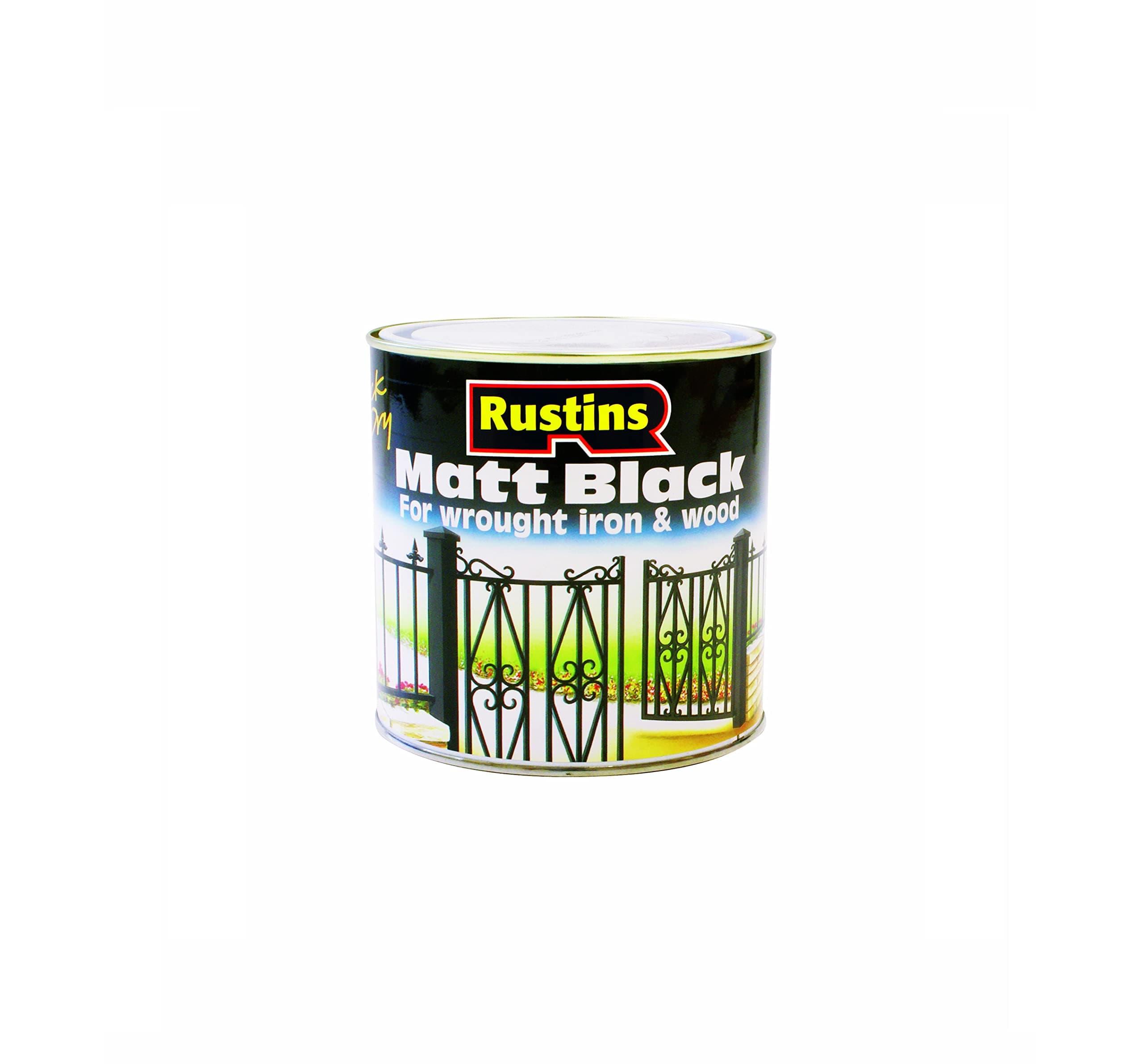 250 ml : Rustins BLAM250 250ml Paint - Matt Black