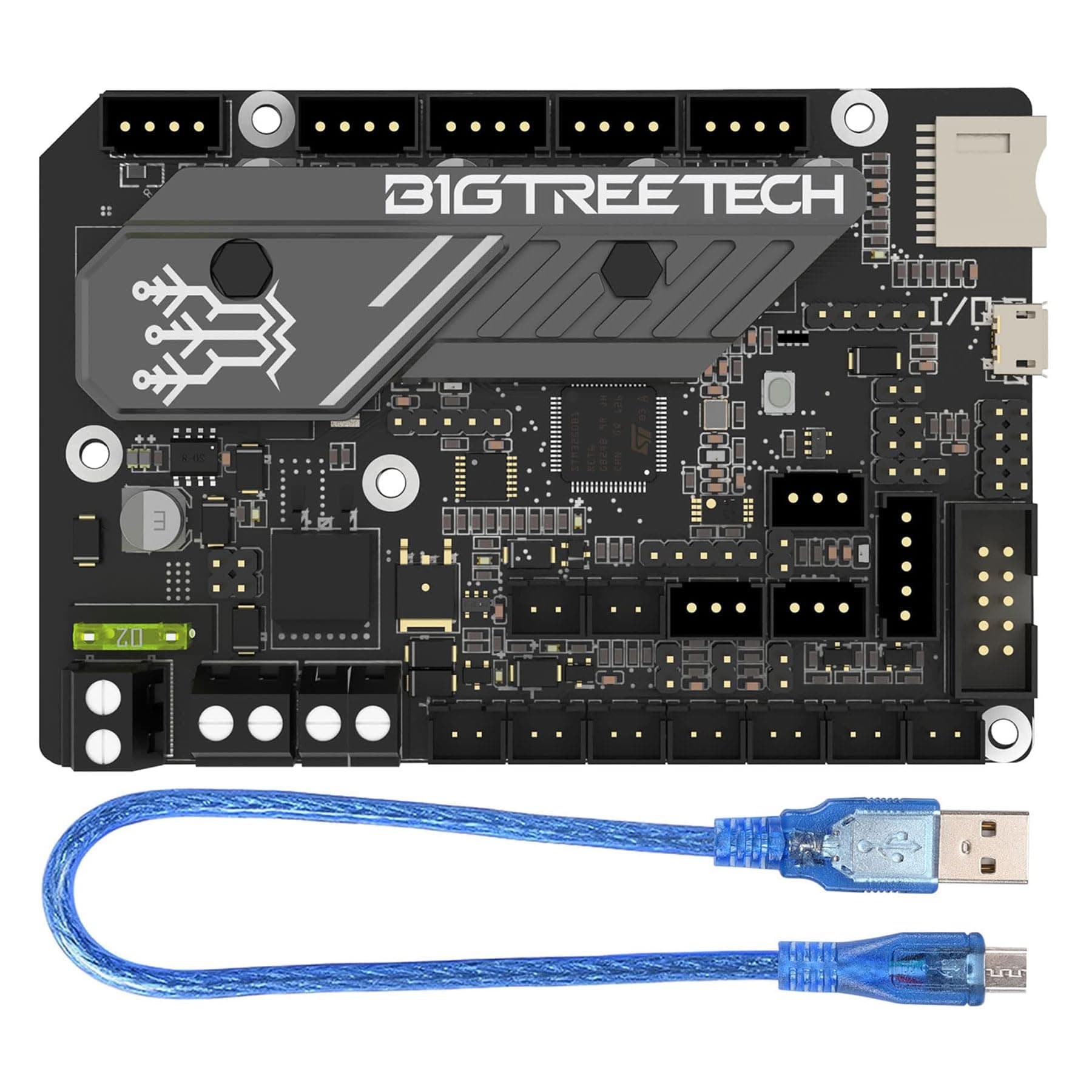 BIGTREETECH SKR Mini E3 V3.0 32 Bit Control Board Integrated TMC2209 UART Stepper Driver Supports Marlin/Klipper Compatible Ender 3/Ender 3 Pro/Ender 3 V2 Ender 5 3D Printer Motherboard