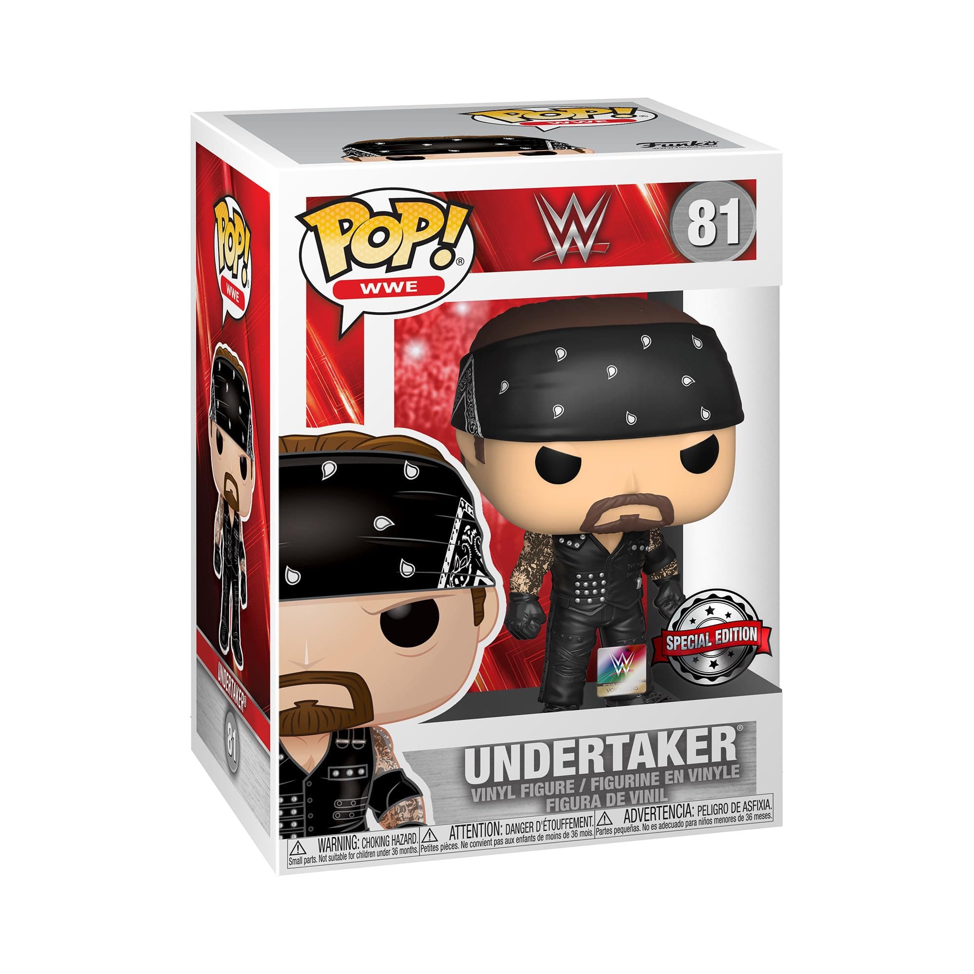 POP Pop! WWE: Boneyard Undertaker Amazon Exclusive, Multicolor