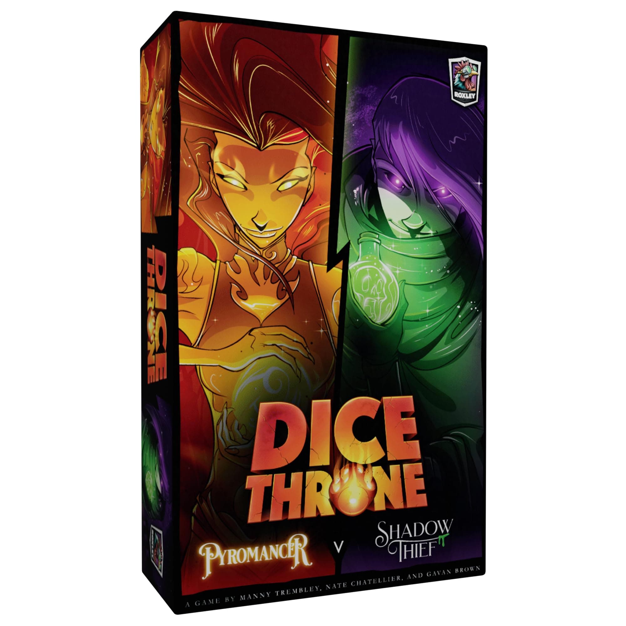 Dice Throne: Season 01 ReRolled - Pyromancer vs. Shadow Thief (Ages 18+) - Tabletop Game