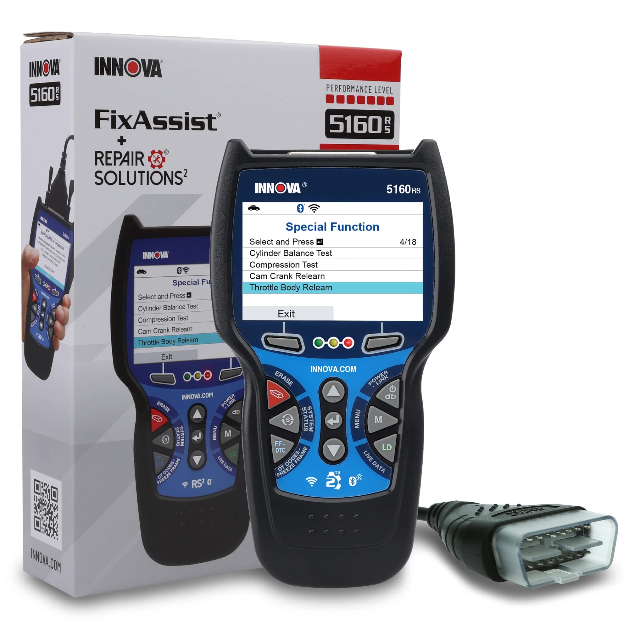 5160RS, OBD2 Bidirectional Scan Tool, OE-Level All System Diagnostics, Reset Oil Light/Battery/EPB/SAS/DPF, Mechanic Recommended Fixes & Parts, TSBs, 1yr Warranty, Free Updates