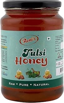 Avni's Tasty Healthy Tulsi Honey Unprocessed Unpasteurised No Preservatives | (1 Kg)