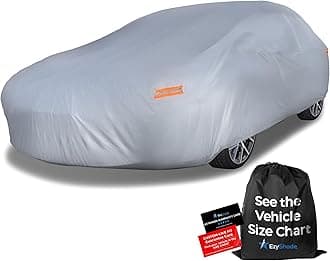 EzyShade 10-Layer Waterproof Sports Car Cover. See Vehicle Size-Chart for Accurate Fit. All Weather Outdoor Covers. Camaro Challenger Firebird GTO Classic Cars Sun Snow Rain. Size C5 (See SizeChart)