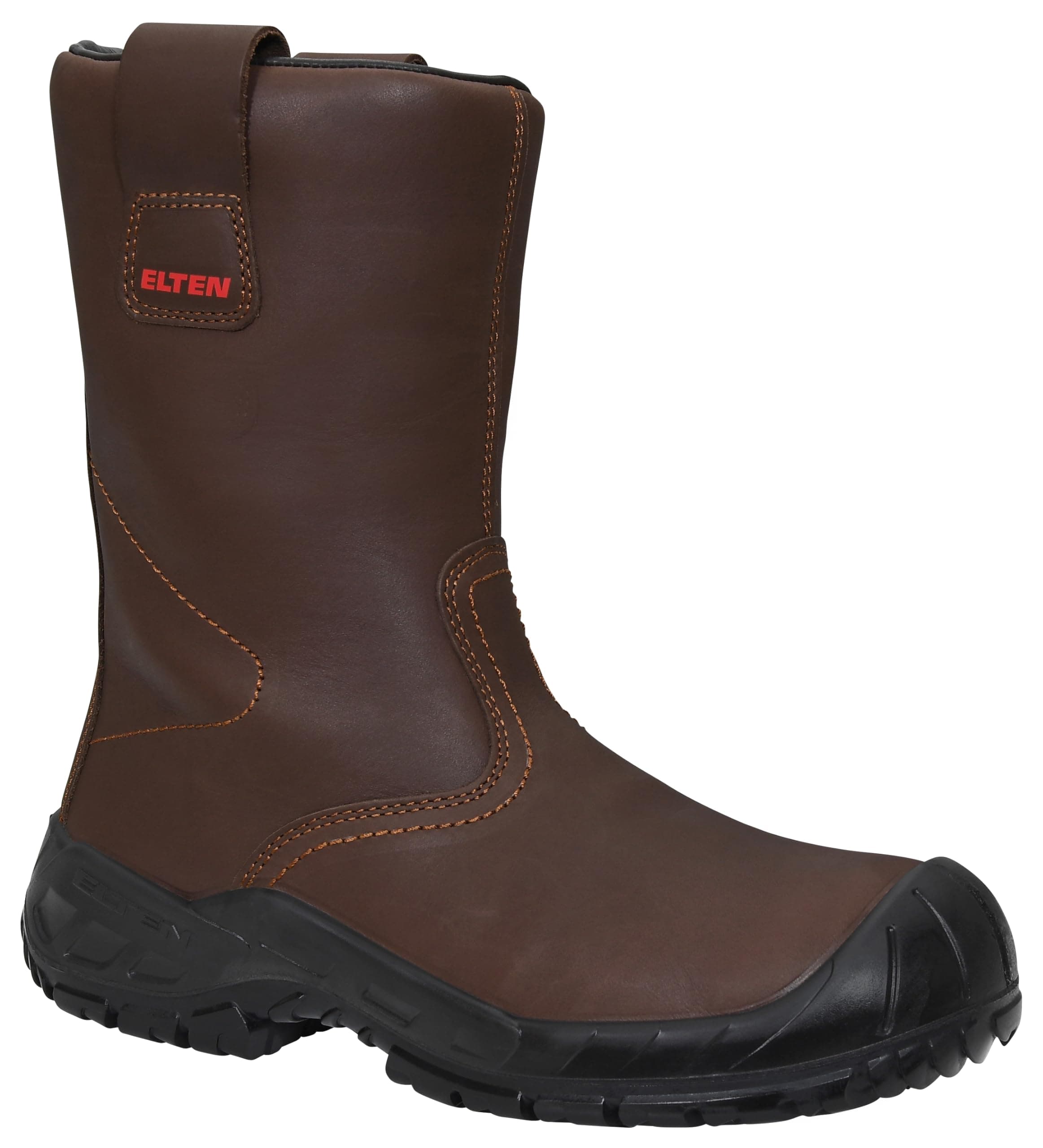 ELTEN Safety Boot, Rigger Boot ESD S3 CI, for Men and Women, Winter Boots, Warm, Brown, Steel Toe Cap, EU 36/UK 3
