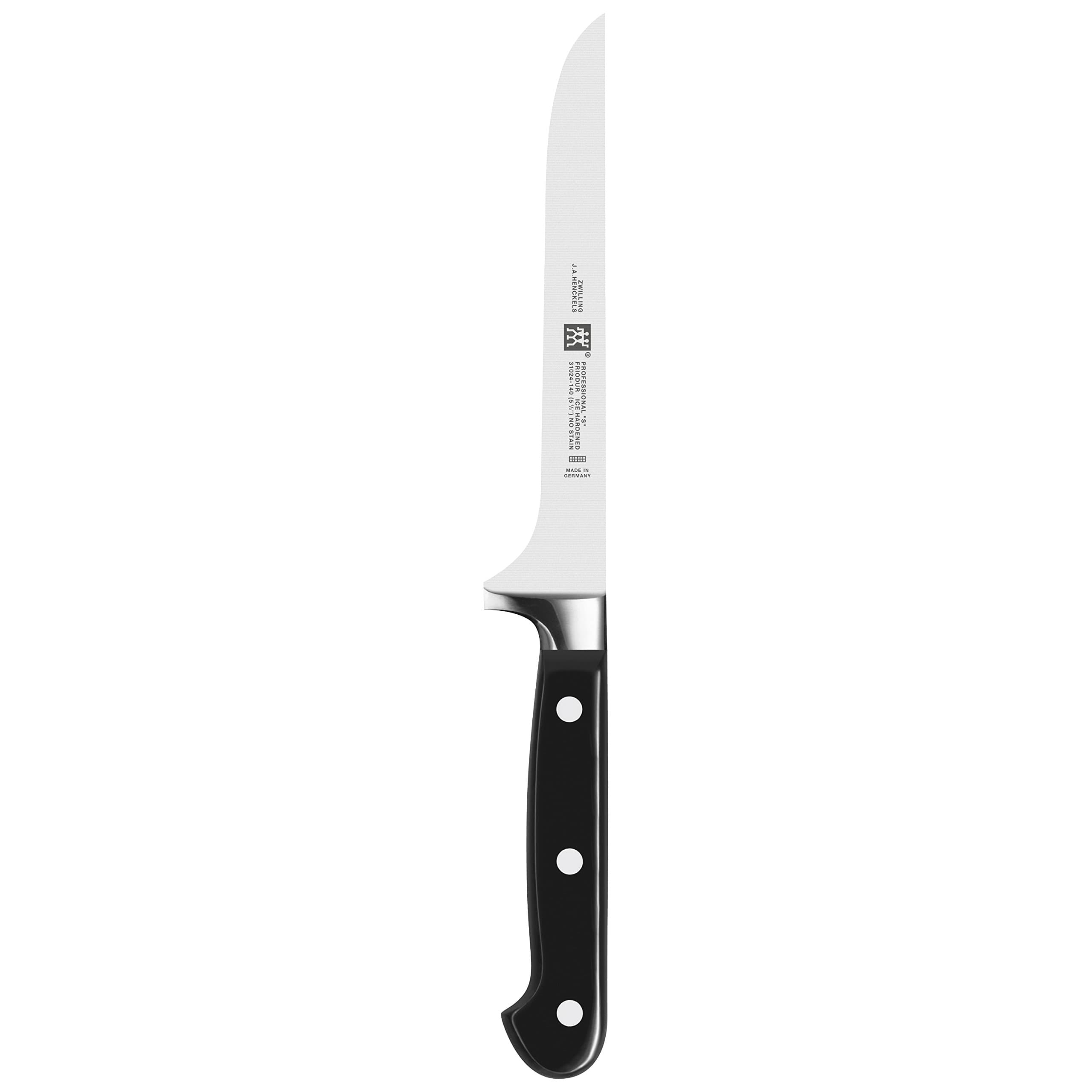 ZWILLING Professional S 5.5-inch Razor-Sharp German Flexible Boning Knife, Made in Company-Owned German Factory with Special Formula Steel perfected for almost 300 Years, Dishwasher Safe,
