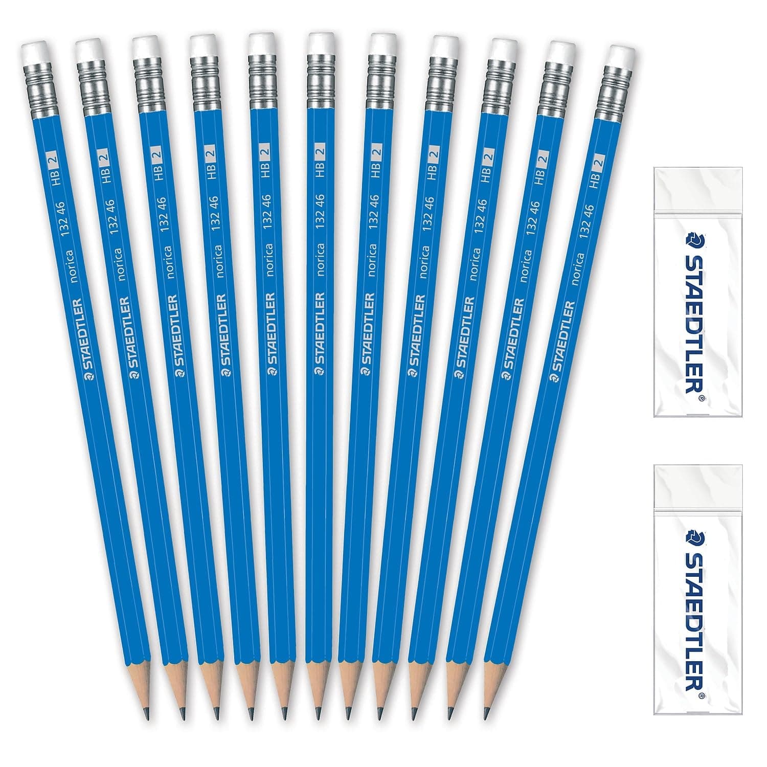 STAEDTLER Norica Pencil Class & Eraser Class Pack, 250ct