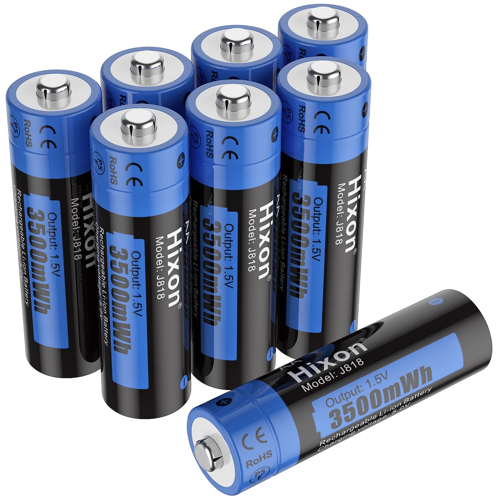 8 Pack Lithium AA Batteries