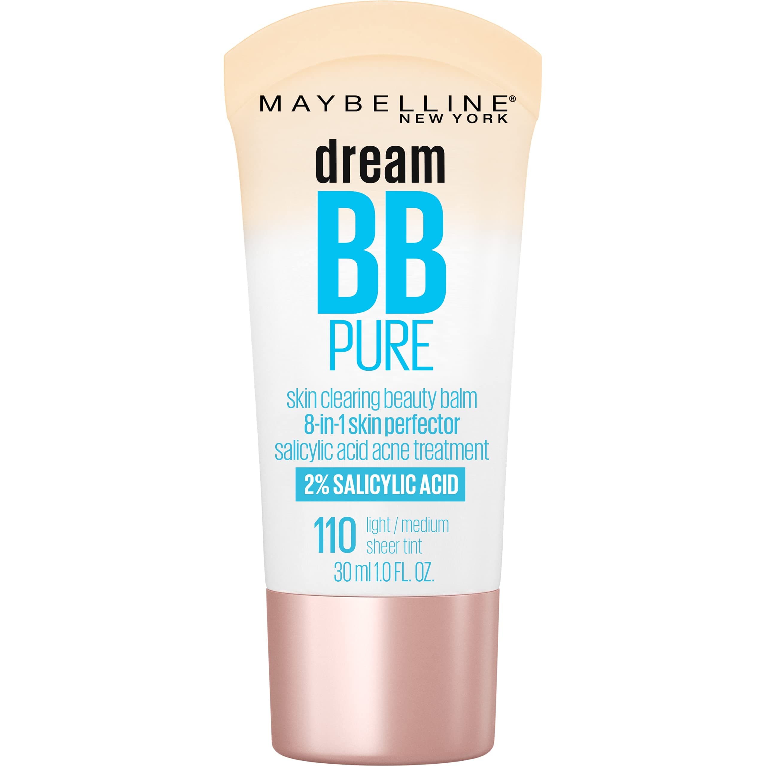 Maybelline Dream Pure BB Cream, Light/Medium, 1 Ounce