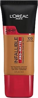 L'Oreal Paris Cosmetics Makeup Infallible Pro-Matte Liquid Longwear Foundation, Classic Tan, 1 fl oz