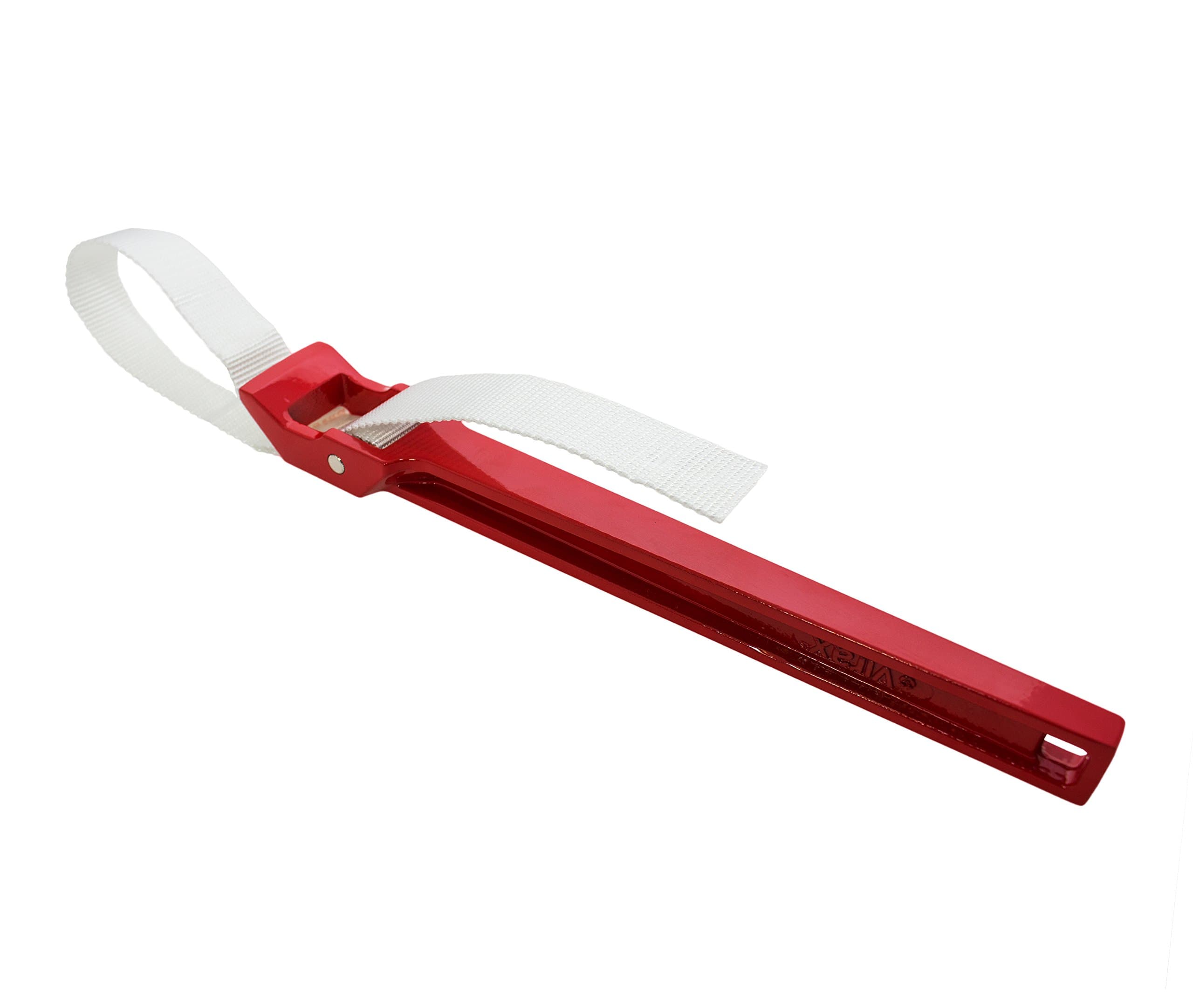 Virax 14" Strap Wrench, Red/White, VX011620