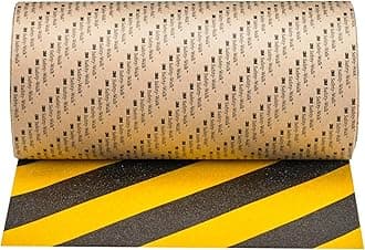 3M Safety-Walk Slip-Resistant Non-Skid Tape: 4 in x 60 ft. (Black with Yellow stripes)