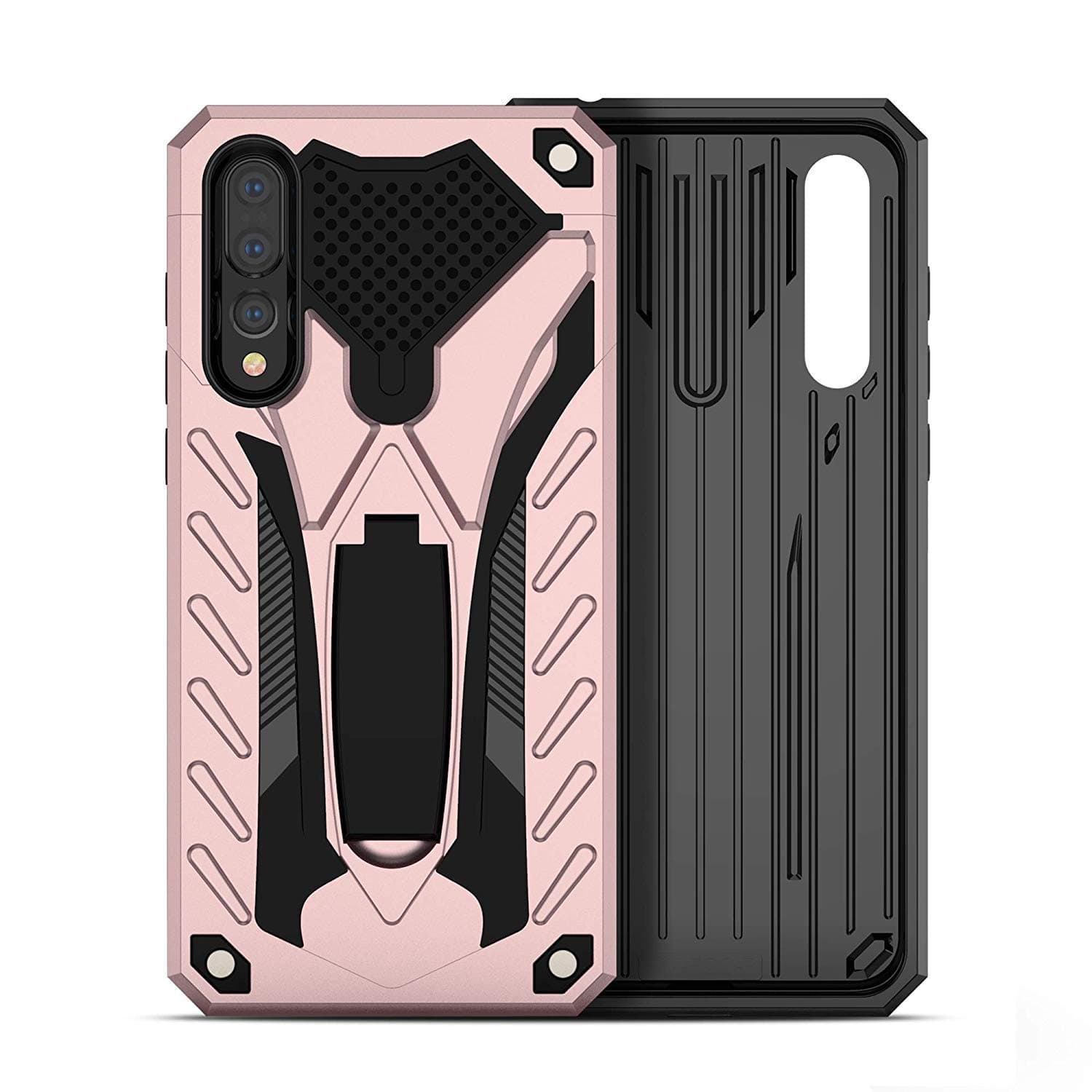 IRONB for Xiaomi Mi Note 10 Case,Tough Rugged Dual Layer Armor Shockproof Case with Kickstand Soft TPU Hard Back Protective Case Phone Case Cover for Xiaomi Mi Note 10