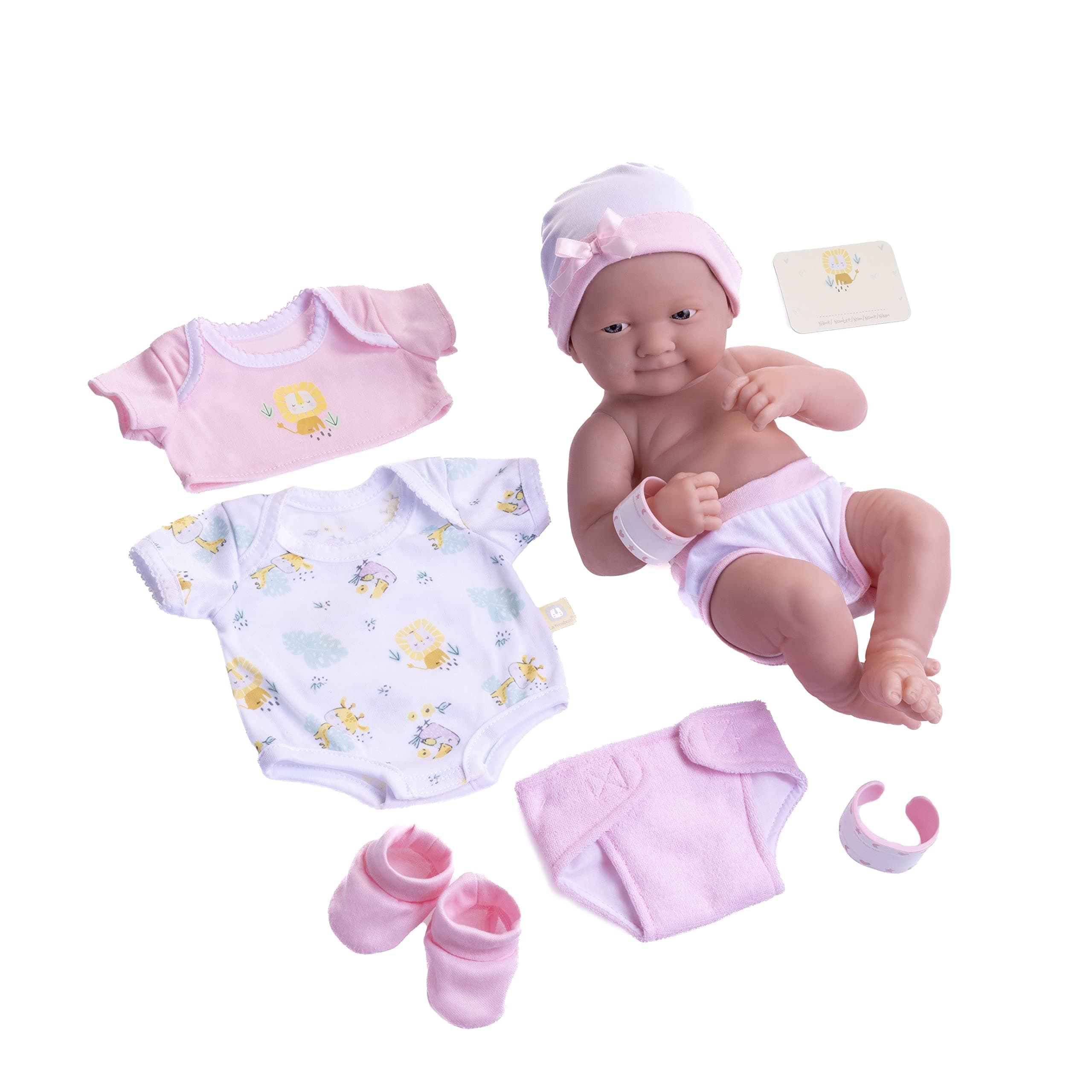 Plastic La Newborn (Pink), Baby Doll, Plastic