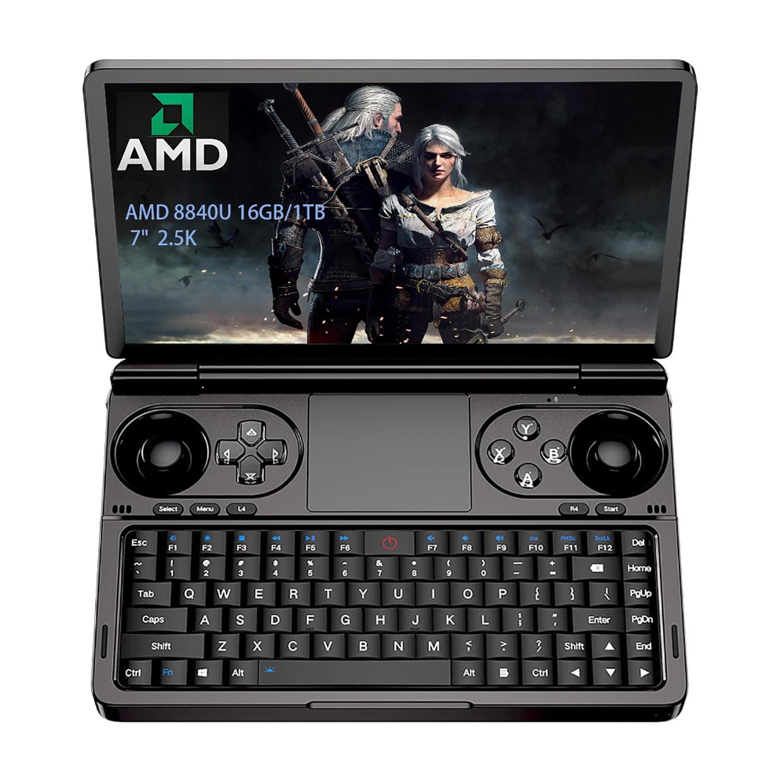 GPD WIN Mini Handheld Game Console, 7" Touchscreen Gaming PC Mini Laptop Gamepad UMPC Win11 [AMD Ryzen 7 8840U 16GB RAM/1TB M.2 NVMe SSD]