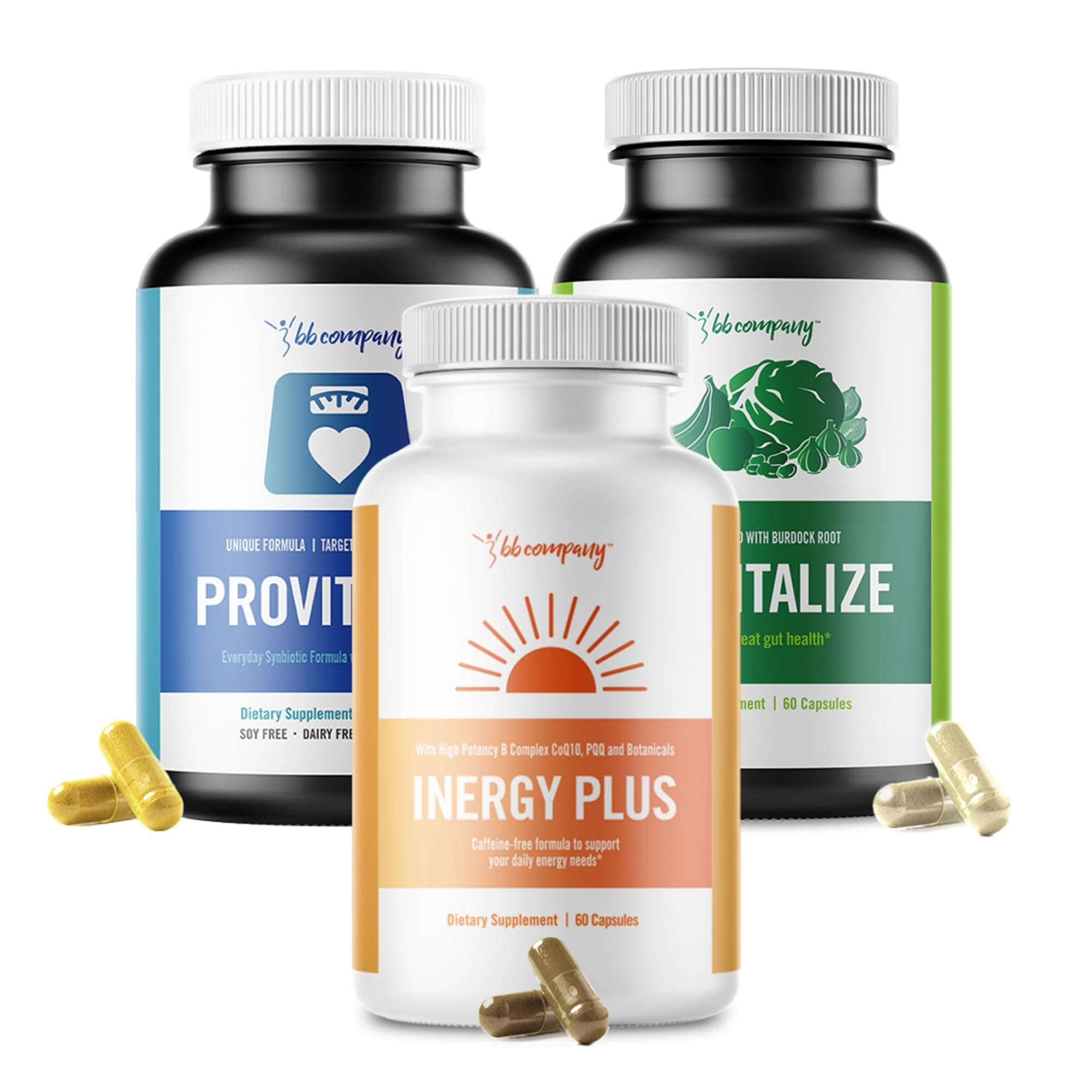 Menokit Bundle | Provitalize, Previtalize and inergyPLUS bundle - Natural Menopause Probiotic and Prebiotic with a boost of energy