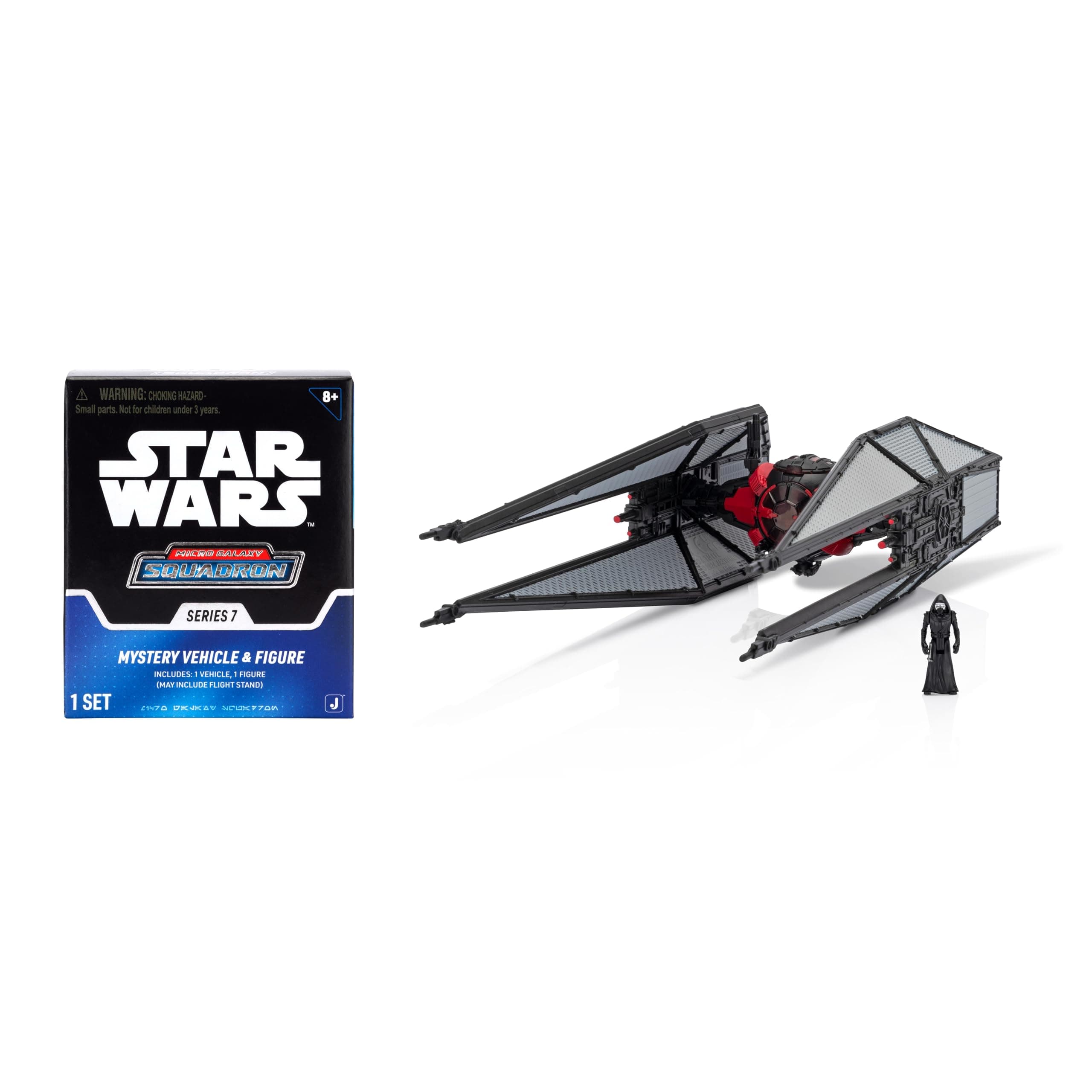 Star Wars Micro Galaxy Squadron TIE Whisper Mystery Bundle - 5-Inch Vehicle and 2.5-Inch Vehicle with Micro Figure Accessories