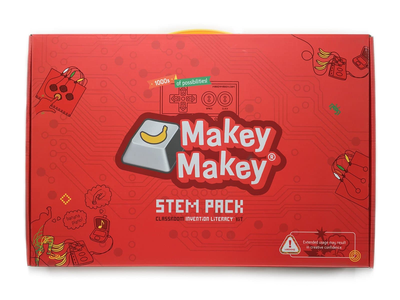 Makey Makey STEM Pack Classroom Invention Literacy Kit from JoyLabz - Hands-on Technology Learning Fun - Science Education - 1000s of Engineering and Computer Coding Activities - Ages 8 and Up