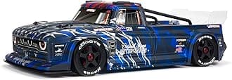 ARRMA 1/7 Infraction 6S BLX V2 All-Road RC Truck RTR (Transmitter and Receiver Included, Batteries and Charger Required),Blue, ARA7615V2T1