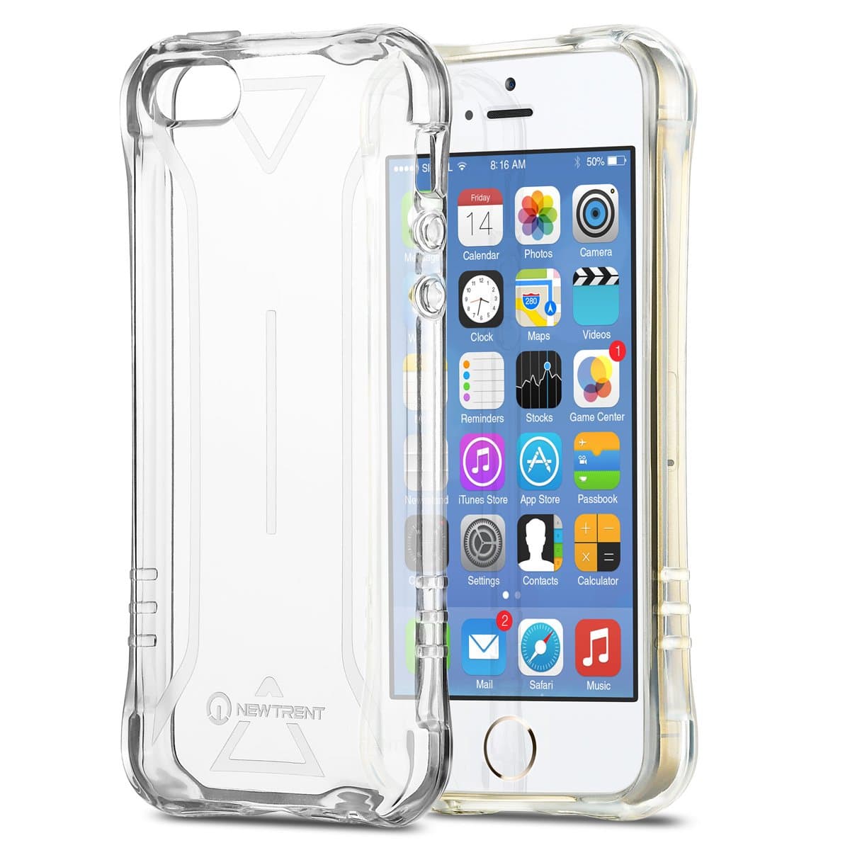 iPhone SE Case, iPhone 5s Case iPhone 5 Case New Trent Trenti 5 Clear Transparent Case for The Apple iPhone 5 iPhone 5s iPhone SEAll Clear- NOT Compatible with The iPhone 5c