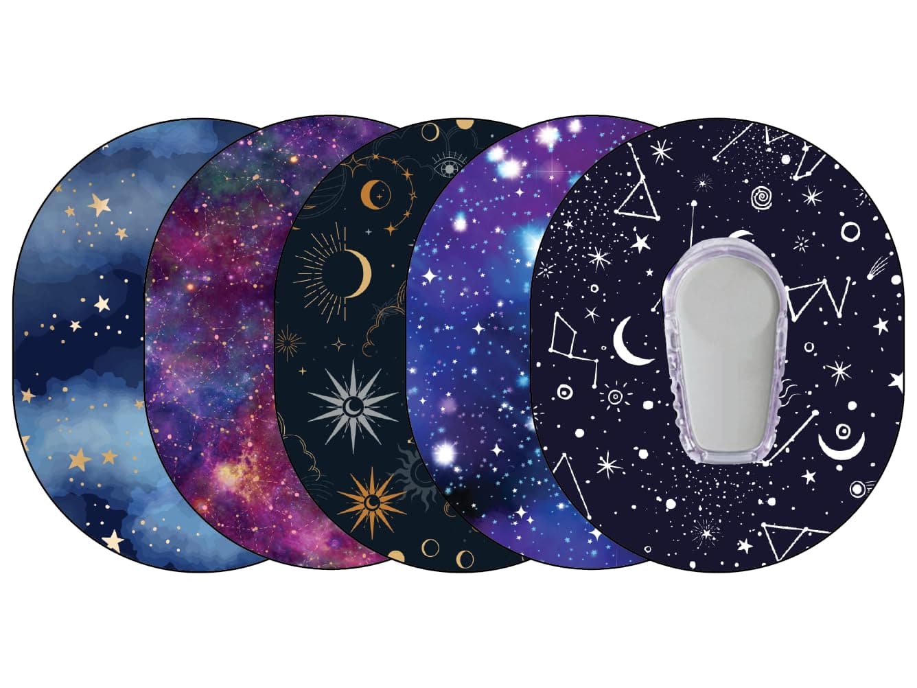 Glucomart Adhesive Patches for Dexcom G6 (5 Count) – Maximum Strength CGM Patches, Waterproof & Sweatproof, 10-Day+ Overpatch, Hypoallergenic Overlay