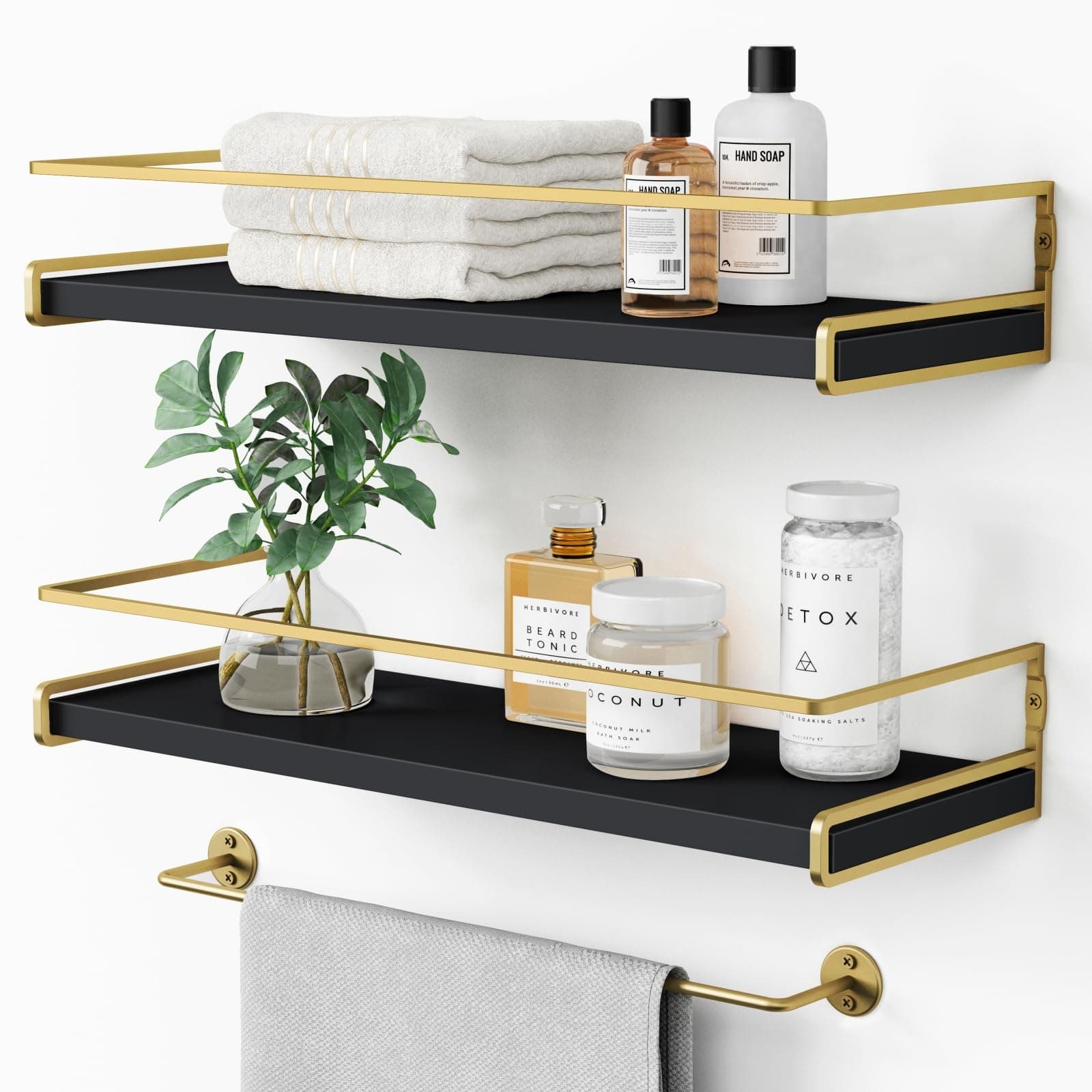Click Item @ Floating Shelves Bathroom
