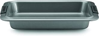 Anolon KC-18274 54706 Advanced Baking Nonstick Cake Pan, Rectangle-9 Inch x 13 Inch, Gray, 18/8 Stainless Steel