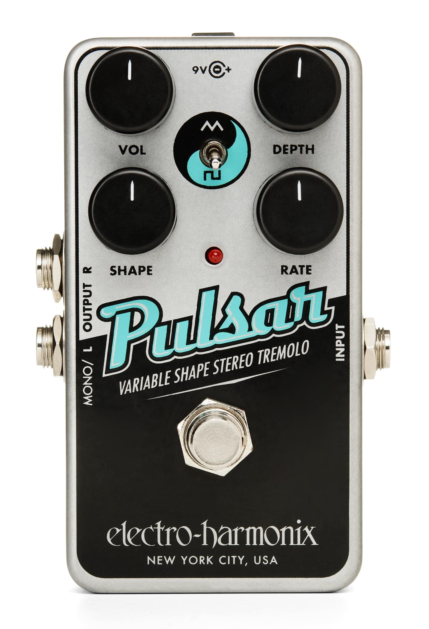 Electro-Harmonix Nano Pulsar Variable Shape Stereo Tremolo Pedal