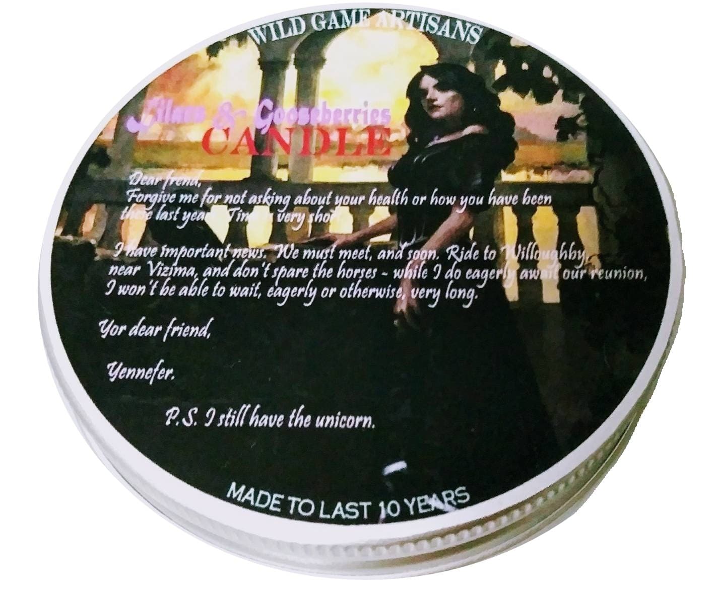 Yennefer Candle - Lilacs & Gooseberries