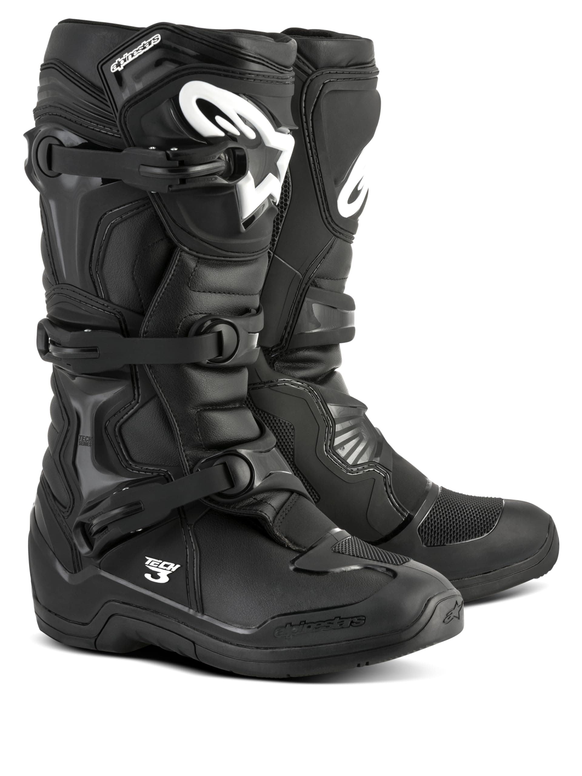Tech 3 Mens MX Boots Black