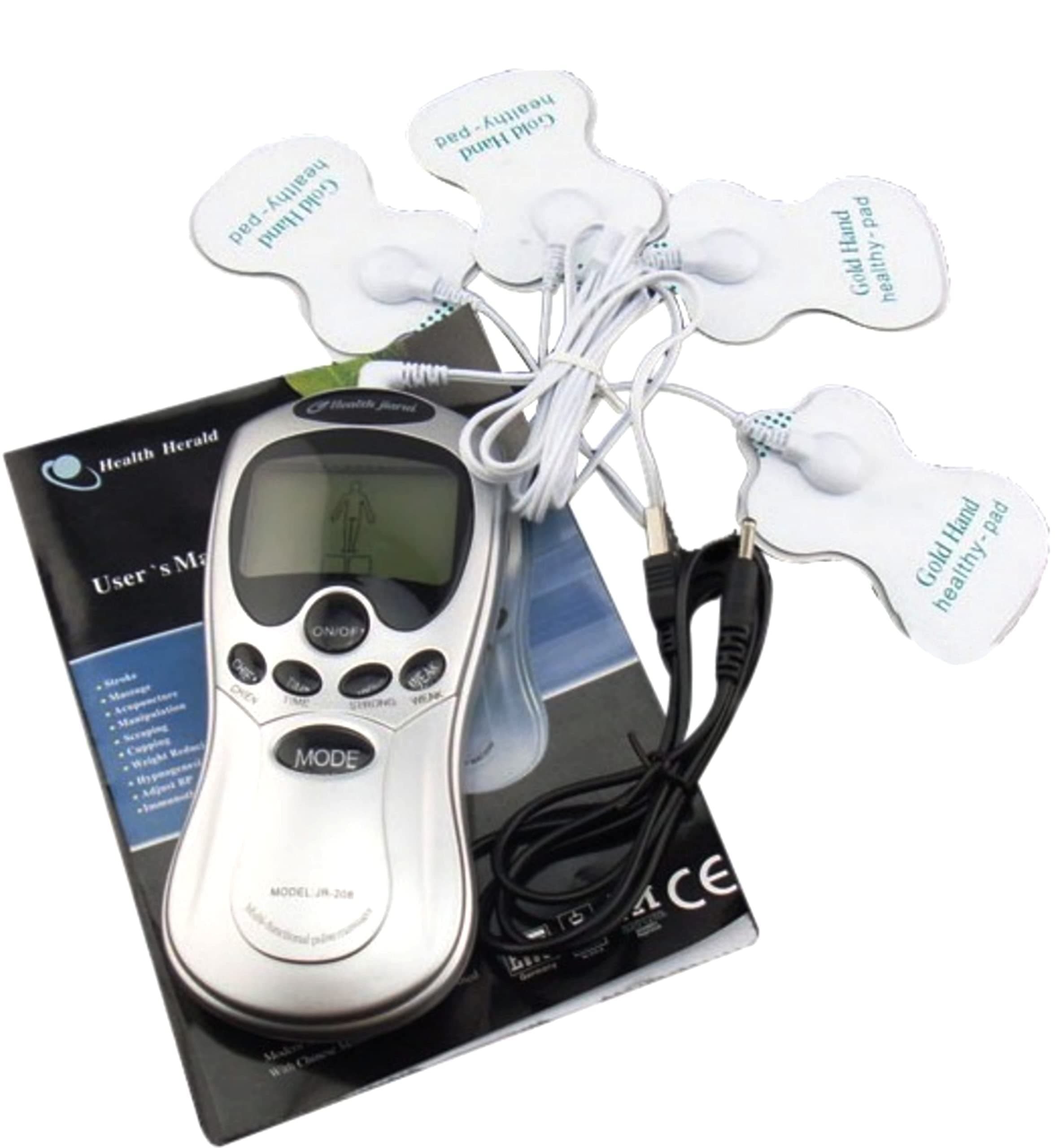 Digital Therapy Machine Electrotherapy Device (AG0003, White)