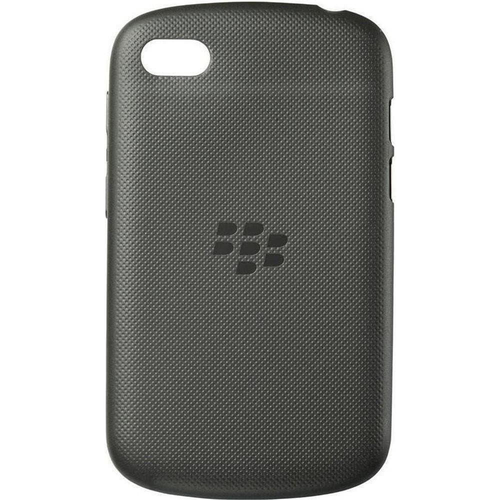 Soft Shell Case Cover for BlackBerry Q10 - Black